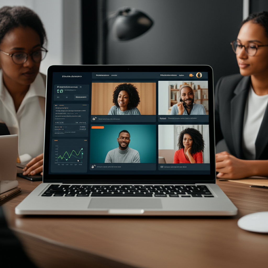 AI-Assisted Learning Platform mockup